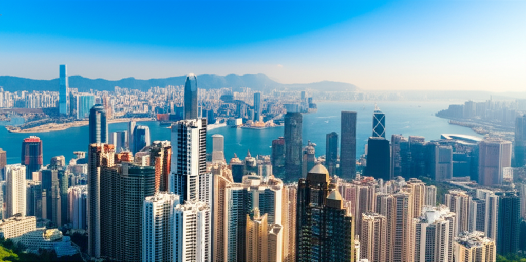 Hong Kong financial district